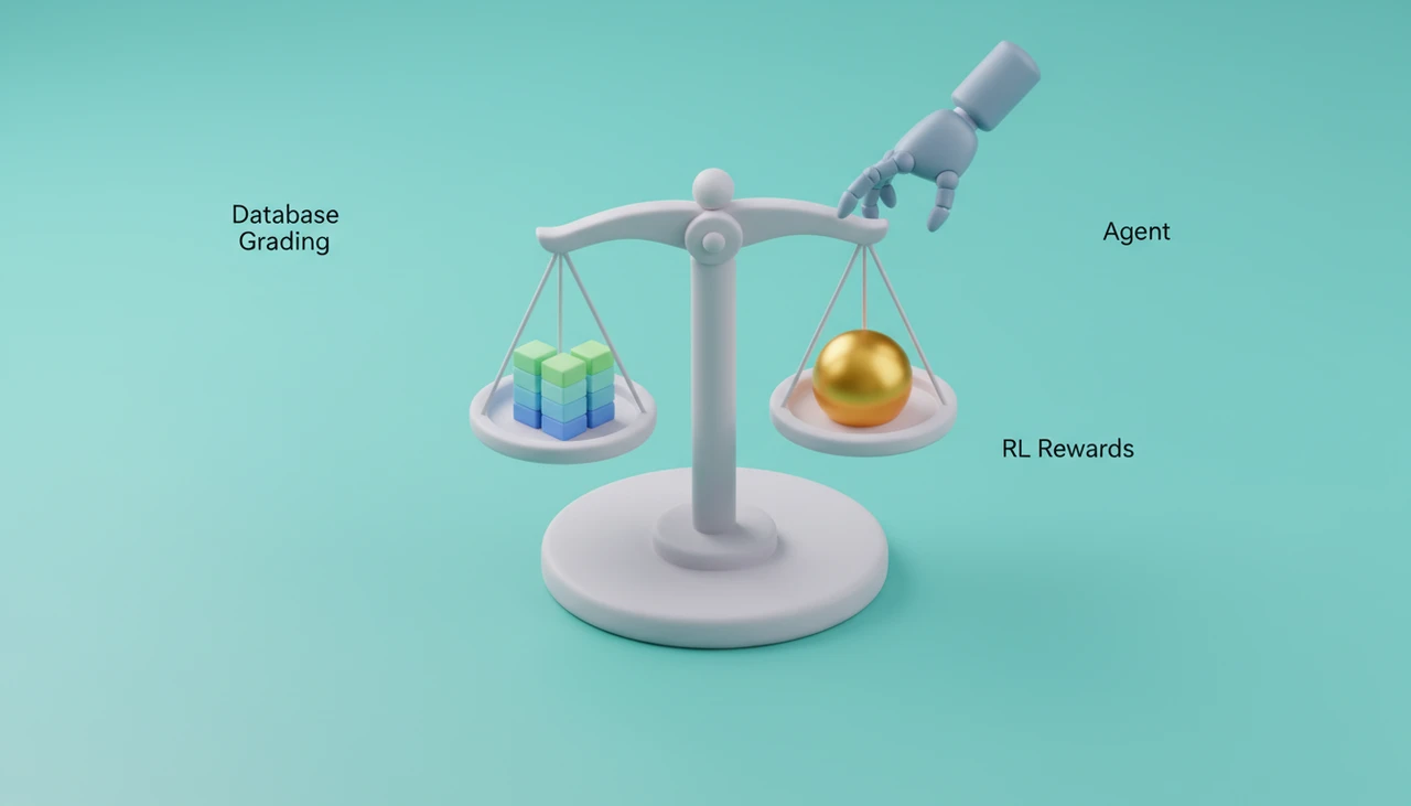 Turning Database Grading into RL Rewards: Post-Training Agents with ThinkingBox