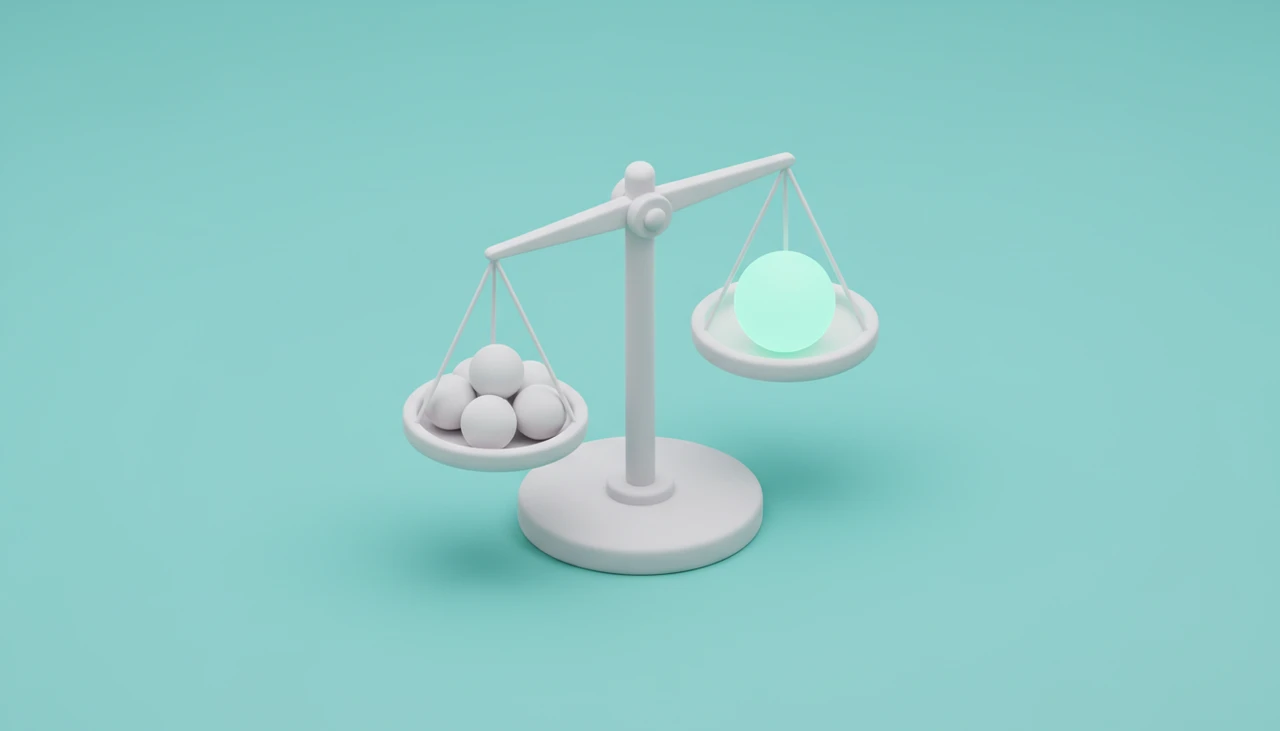Separating signal from noise in coding evaluations